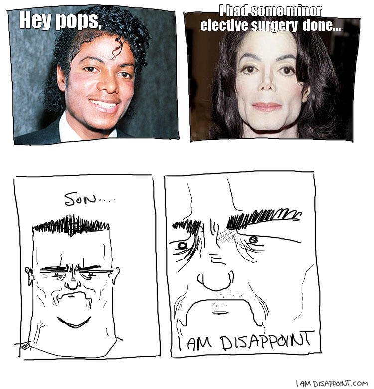 Son disappoint michael jackson