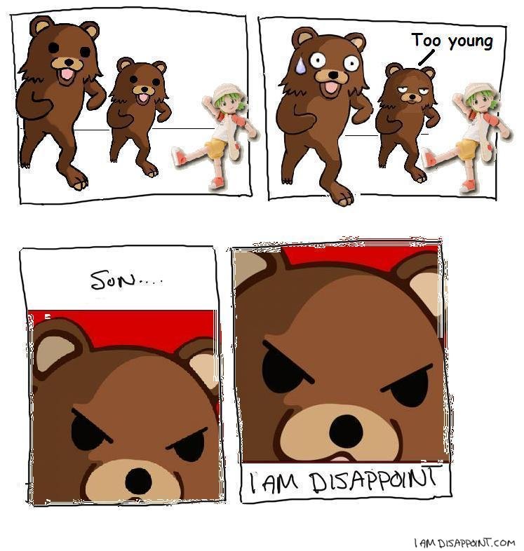 Pedobear i am disappoint